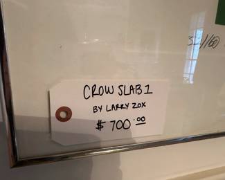 Crow Slab 1 By Larry Zox