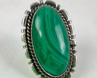 HAYE326 Sterling Silver Navajo Ring