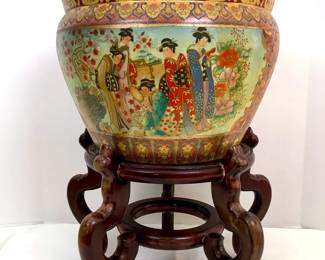 HAYE203 20TH Century Vintage Chinese Fish Bowl