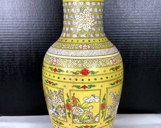 HAYE201 Vintage 1930s Circa Asian Vase