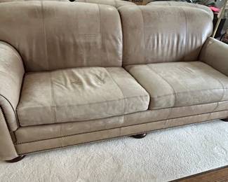 Leather couch by Whittemore-Sherrill Limited