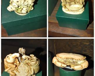Vintage Harmony Garden collectible trinket boxes