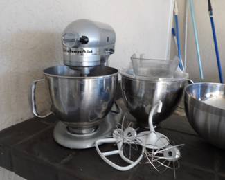 Kitchen aid mixer and attachments