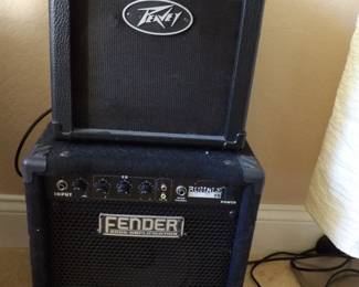 Peavy and Fender Amps