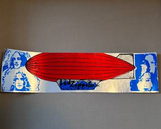 Vintage Led Zeppelin Bumper Sticker 