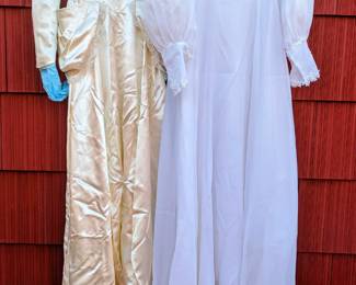 Wedding dresses from 1950d and 1970s