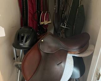 Frederic Butet hunt seat saddle.  
