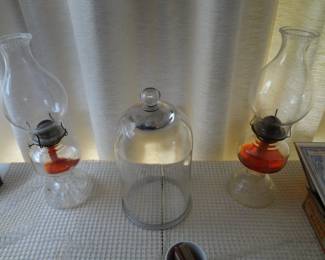 ANTIQUE GLASS DISPLAY DOME