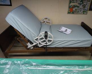 DRIVE HOSPITAL BED, UPGRADED MATTRESS, BED LINENS - BUY IT NOW $200.00