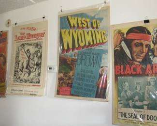 Vintage Western movie posters
