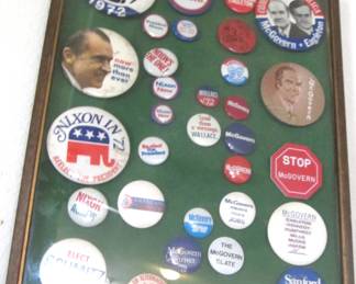 Nixon political pins