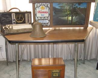 Hamms Scen o Rama - tested, School/Ship bell, Zenith Portable Short Wave radio