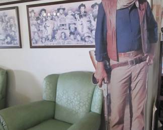Howdy Partner! Life size John Wayne display