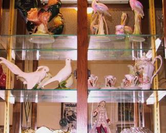 Ball Bros CA Rooseter, Flamingos and pheasants