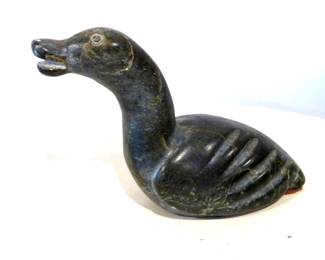 Eskimo Alaskan carved duck