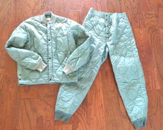 Military Quilted Jacket and pants