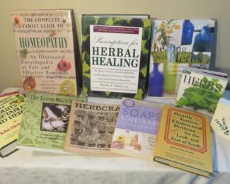 herbal and natural remedies book lot