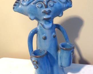 glazed ceramic figure