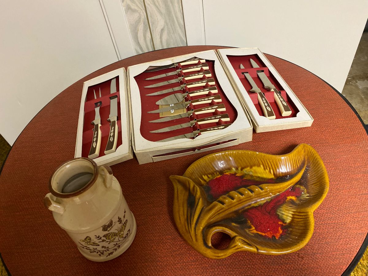 California pottery ashtray