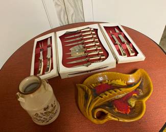 California pottery ashtray