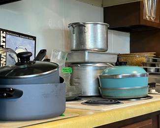 Assorted cookware