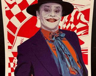  005 Death NYC Signed Numbered Print  Joker, Chanel  Dated  Stamped 