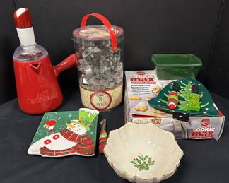 Christmas Cookie Cutters, Cookie Press, Lenox Dish, More