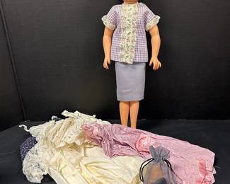 Vintage Fashion Doll With Clothes Shoes