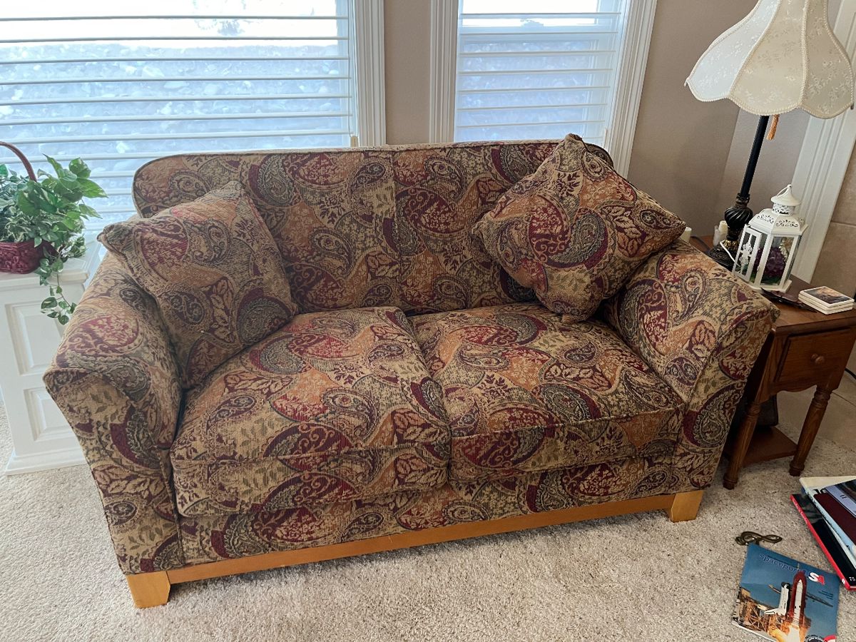 Loveseat 
Available for presale 
$265