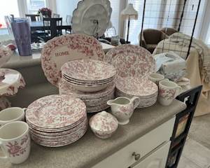 Churchill Pink Peony pattern
Total set $181.50
Or you can purchase individual pieces