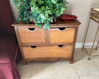Wicker type chest $45
