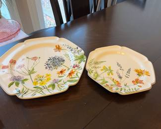 Wildflower plates