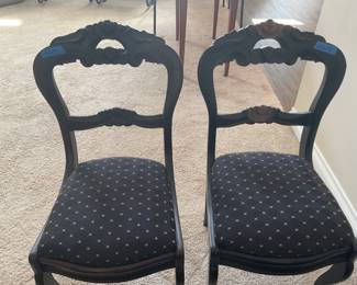 Antique side chairs