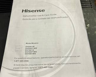 Hisense dehumidifier 