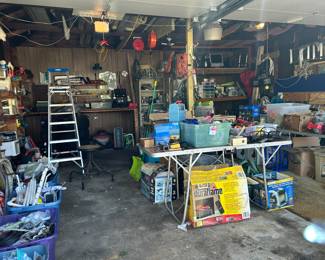 Garage is loaded with Hidden Treasures!