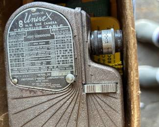 Vintage UNIVEX 1939 Model A8 Cine Video Camera 8mm