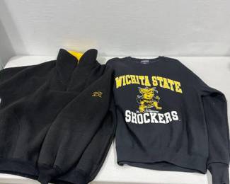 WSU sweatshirt size SM with WSU fleece top unknown size