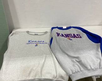 KU Jayhawks sweatshirts size XL