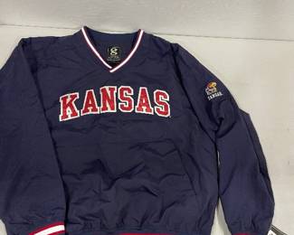 KU Jayhawks pullover size LG
