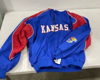 KU Jayhawks Majestic coat size LG