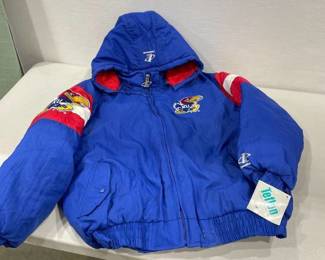 KU Jayhawks Logo Athletic coat size LG