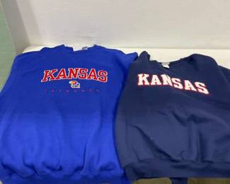 KU Jayhawks sweatshirts size XL