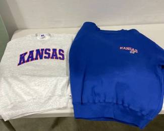 KU Jayhawks sweatshirts size LG