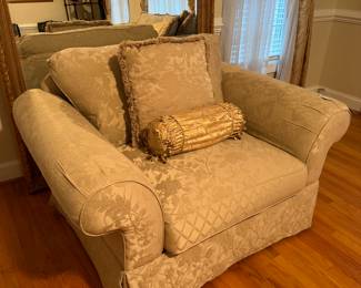 Melanie II Upholstered Armchair (38"D x 57"W x 31" Back Height)