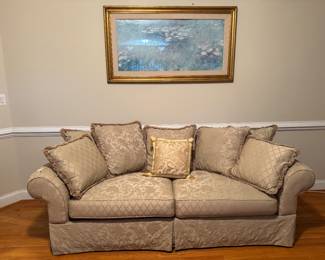 Melanie Upholstered Sofa (38"D x 95"W x 31" Back Height)(pr)