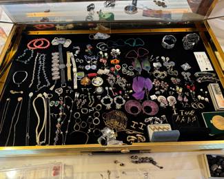 Collection of Costume, Gold & Silver Jewelry