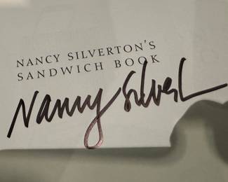 "Sandwich Book" by Nancy Silverton's Autographed