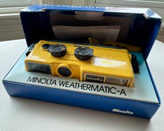 Vintage Minolta Weathermatic A 110 Waterproof Camera (New in Box / Never Used)