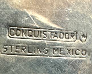 Sterling Silver Ashtray Engraved 1951 Aztec Bridge Club (122 gms)