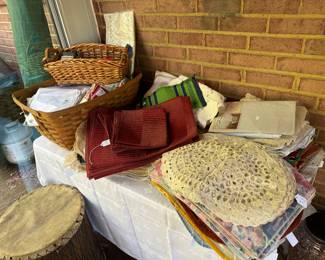 Collection of Table Cloths and Linens